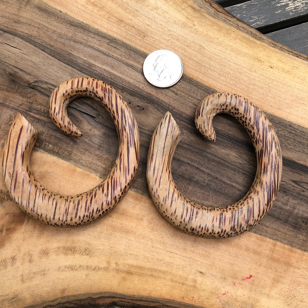 Coconut Wood Hoop Earrings – Limited Edition Gauges