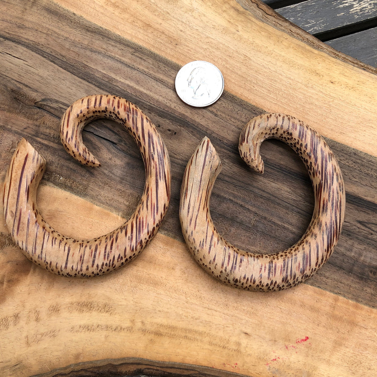 Coconut Wood Hoop Earrings – Limited Edition Gauges