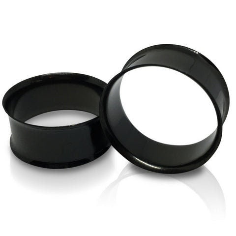 Black Steel Tunnels – Hollow Ear Gauges