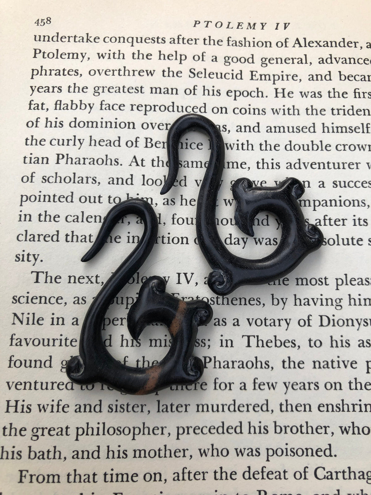 Ebony Wood Hoop Earrings – Limited Edition Ear Gauges