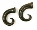 Limited Edition Ebony Wood Hanging Ear Gauges