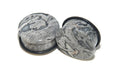 Grey Wave Jasper Plugs – Single Flared Stone Gauges