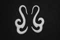 Hand-Carved Bone Hanging Earrings – Ear Gauges