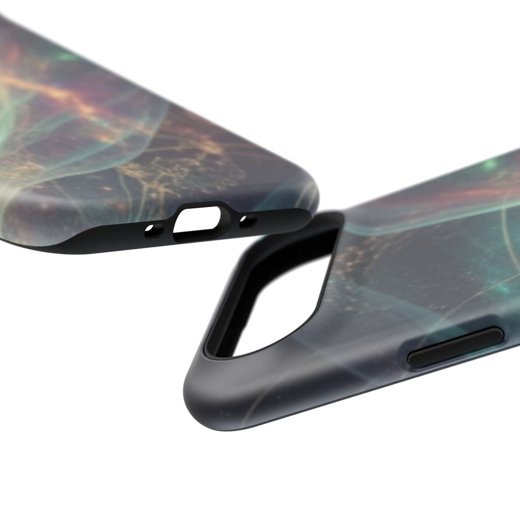 Galaxy Nebula Impact Phone Case — Protective Cosmic Art iPhone Cover