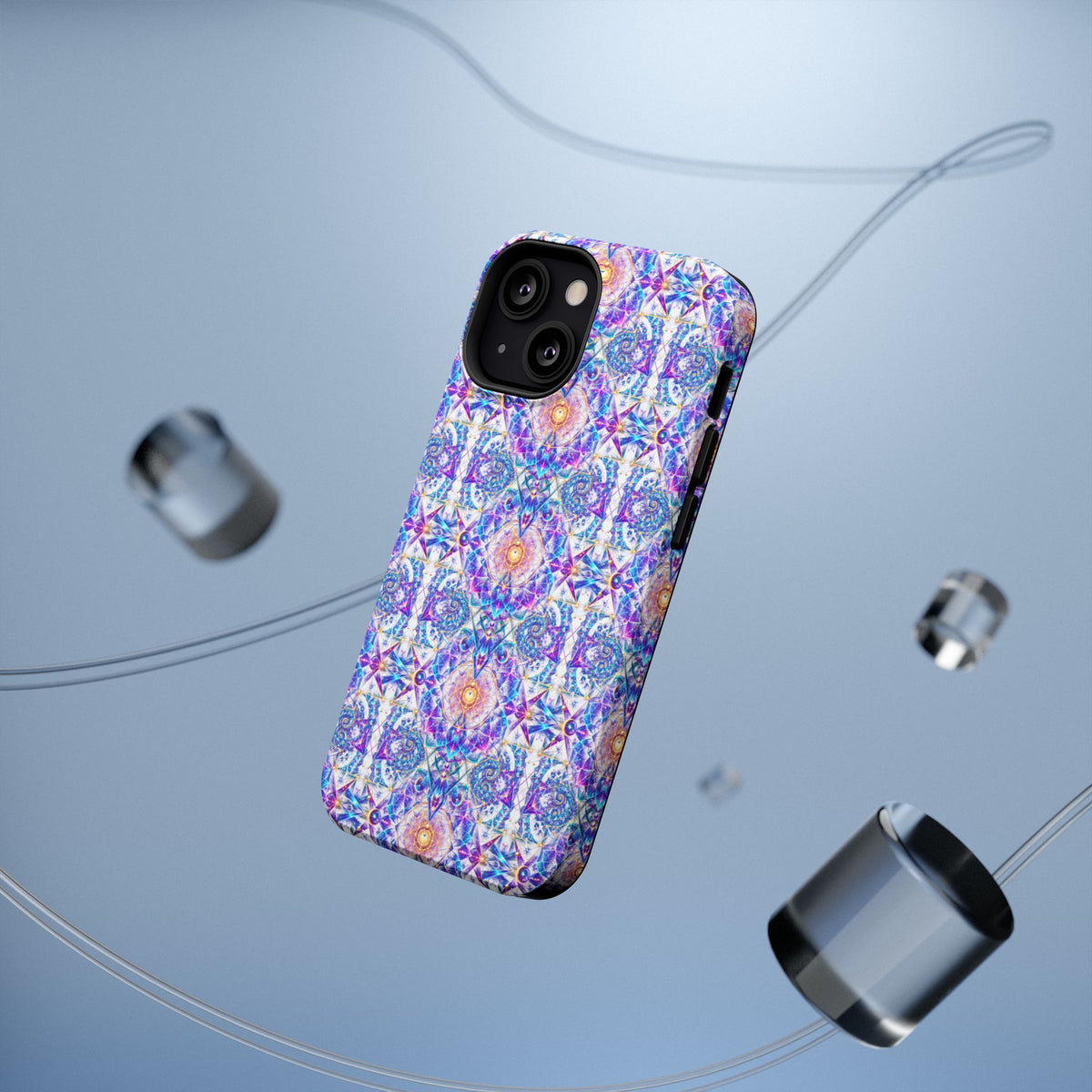 Geometric Pattern Phone Case — Protective Cosmic Art iPhone Cover