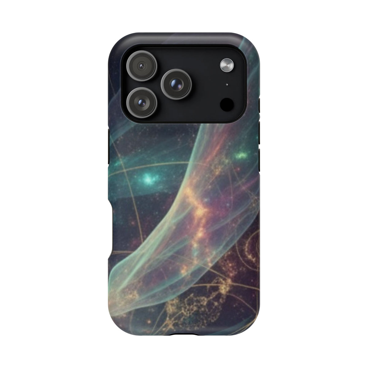 Galaxy Nebula Impact Phone Case — Protective Cosmic Art iPhone Cover