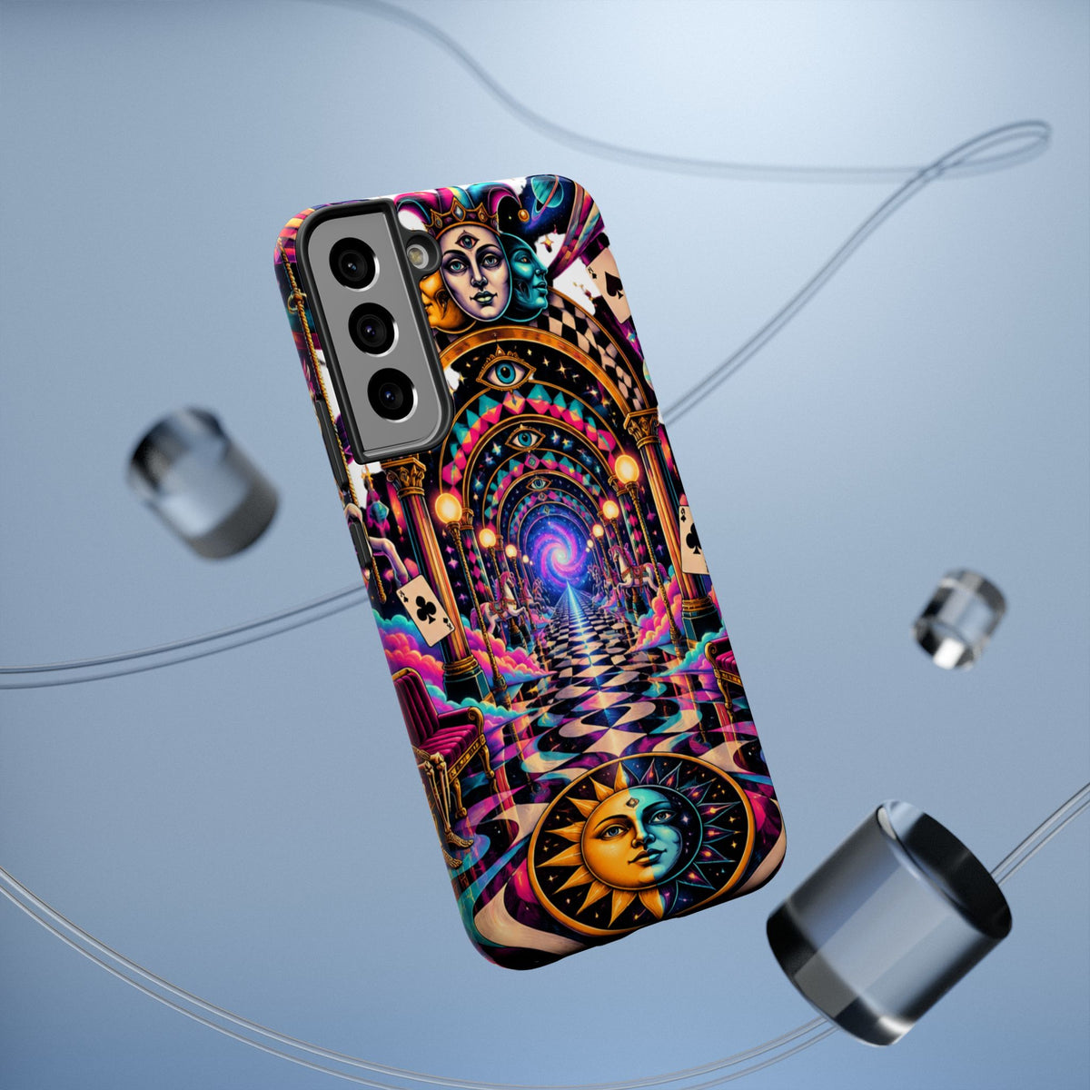 Psychedelic DMT Waiting Room Phone Case — Impact‑Resistant Protective Cover