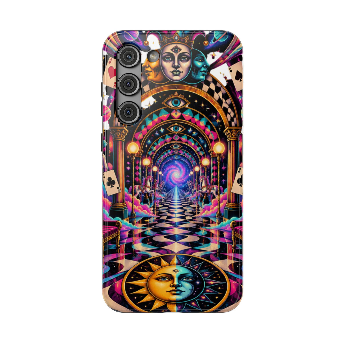 Psychedelic DMT Waiting Room Phone Case — Impact‑Resistant Protective Cover