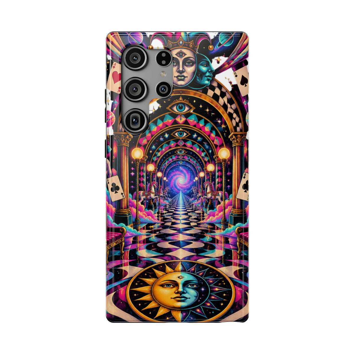 Psychedelic DMT Waiting Room Phone Case — Impact‑Resistant Protective Cover