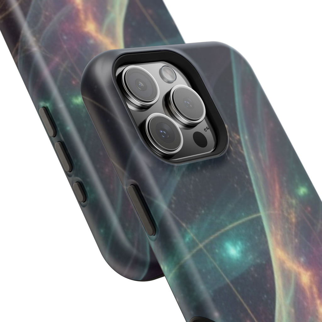 Galaxy Nebula Impact Phone Case — Protective Cosmic Art iPhone Cover