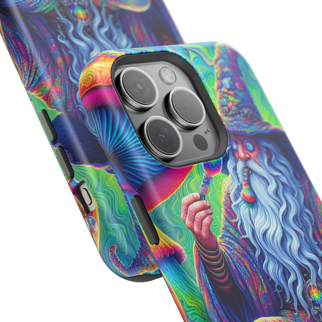 Psychedelic Wizard Phone Case — Impact‑Resistant Protective Cover