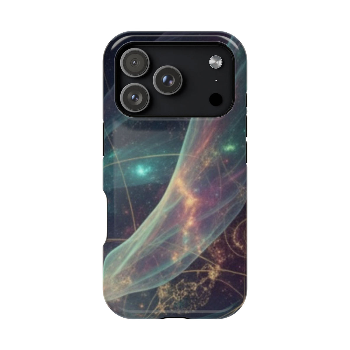 Galaxy Nebula Impact Phone Case — Protective Cosmic Art iPhone Cover