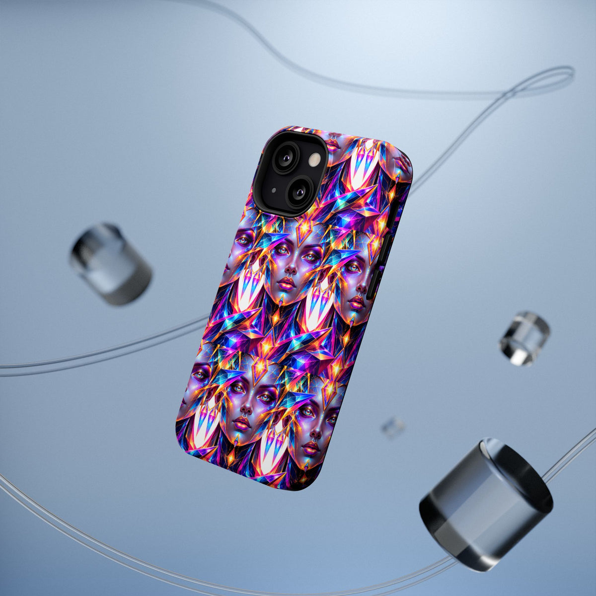 Lady DMT Phone Case — Protective Cosmic Art iPhone Cover