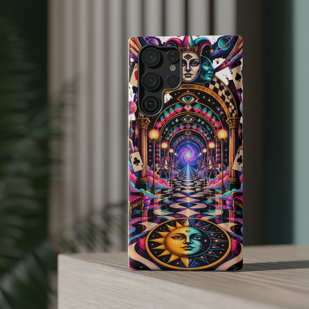 Psychedelic DMT Waiting Room Phone Case — Impact‑Resistant Protective Cover