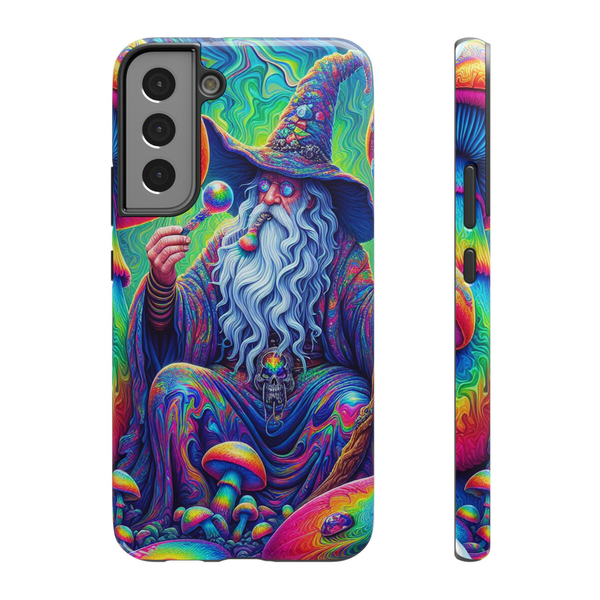 Psychedelic Wizard Phone Case — Impact‑Resistant Protective Cover