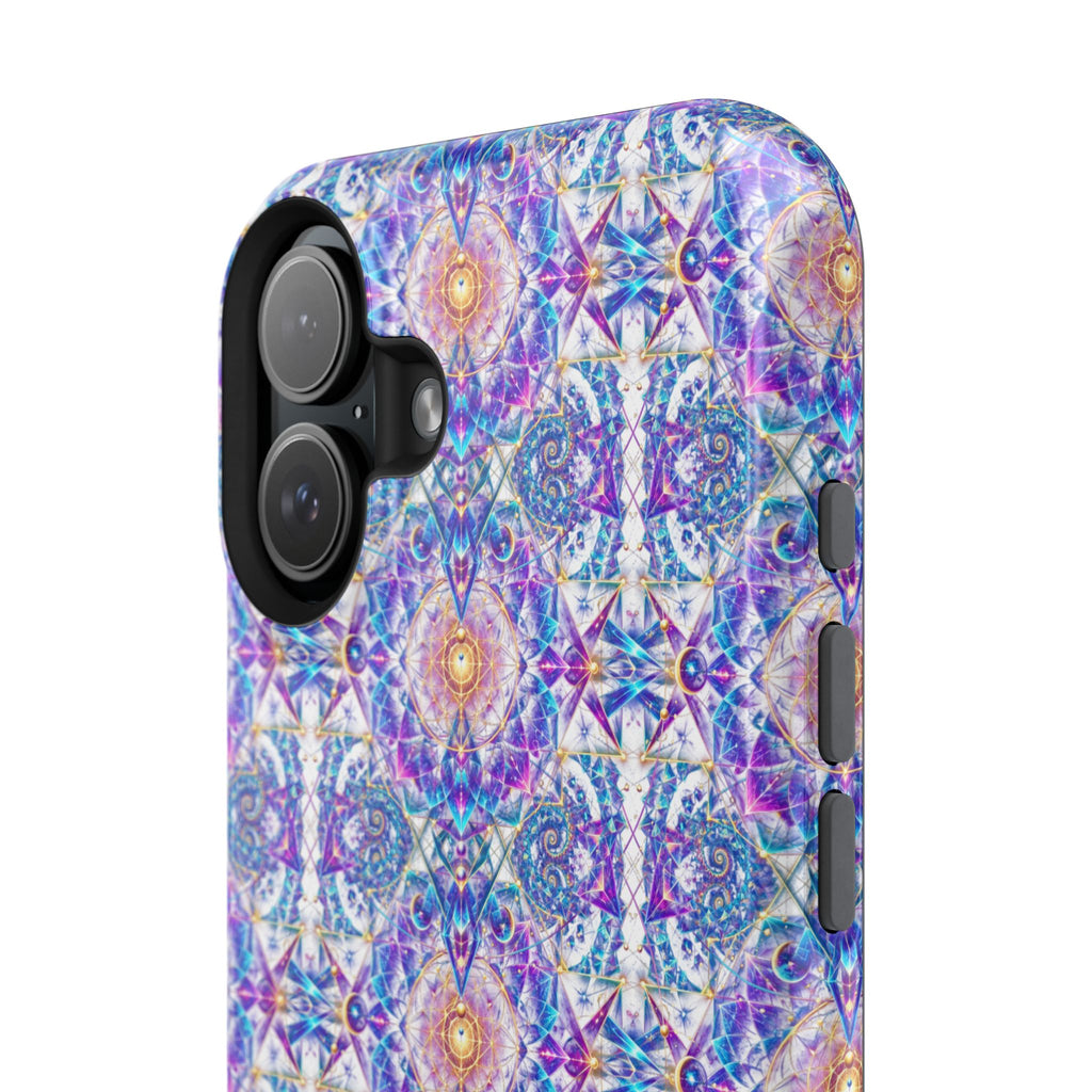 Geometric Pattern Phone Case — Protective Cosmic Art iPhone Cover