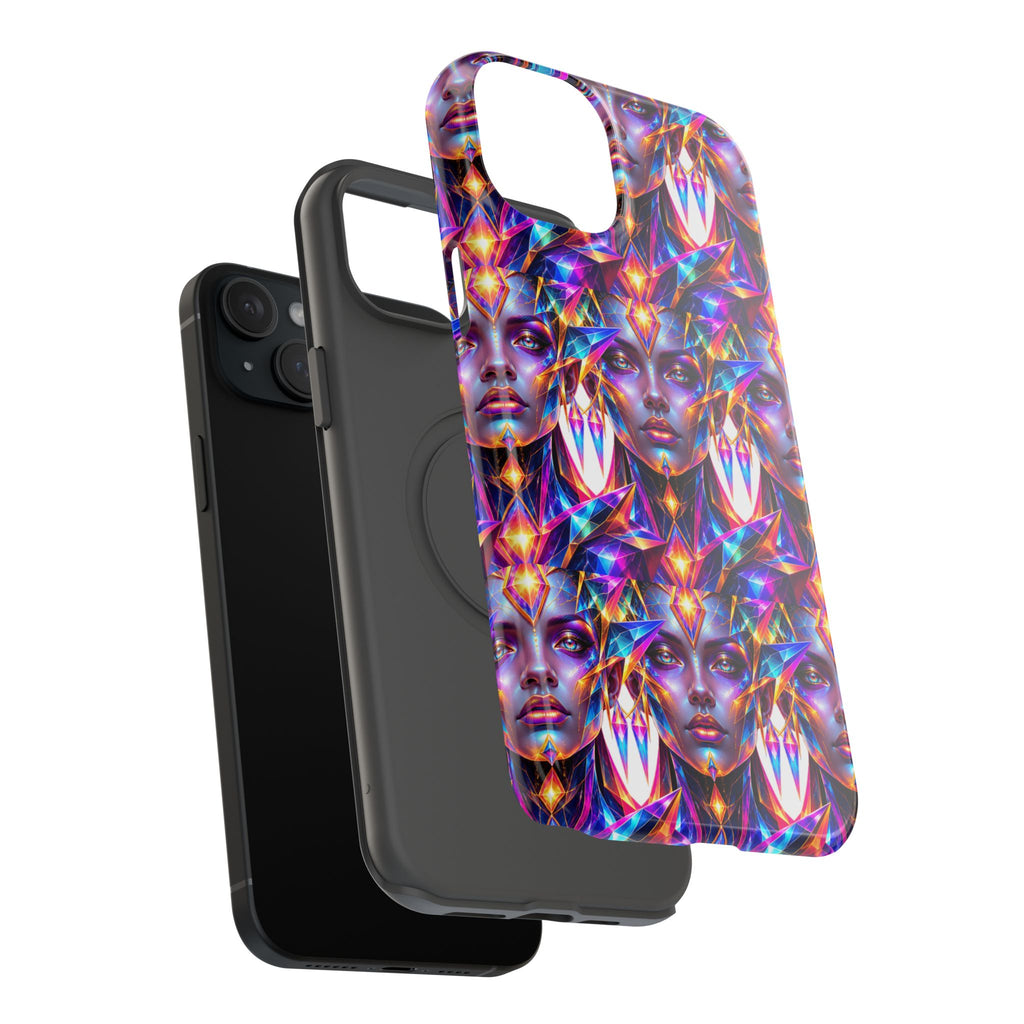 Lady DMT Phone Case — Protective Cosmic Art iPhone Cover