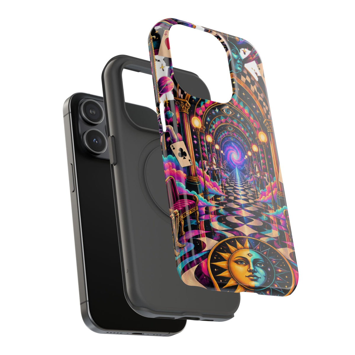 Psychedelic DMT Waiting Room Phone Case — Impact‑Resistant Protective Cover