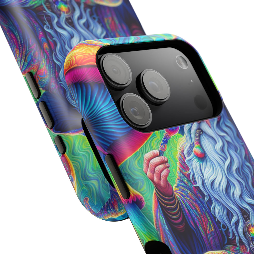 Psychedelic Wizard Phone Case — Impact‑Resistant Protective Cover