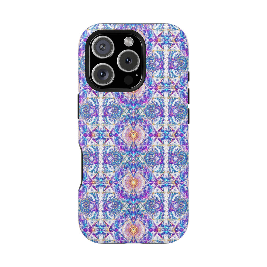 Geometric Pattern Phone Case — Protective Cosmic Art iPhone Cover