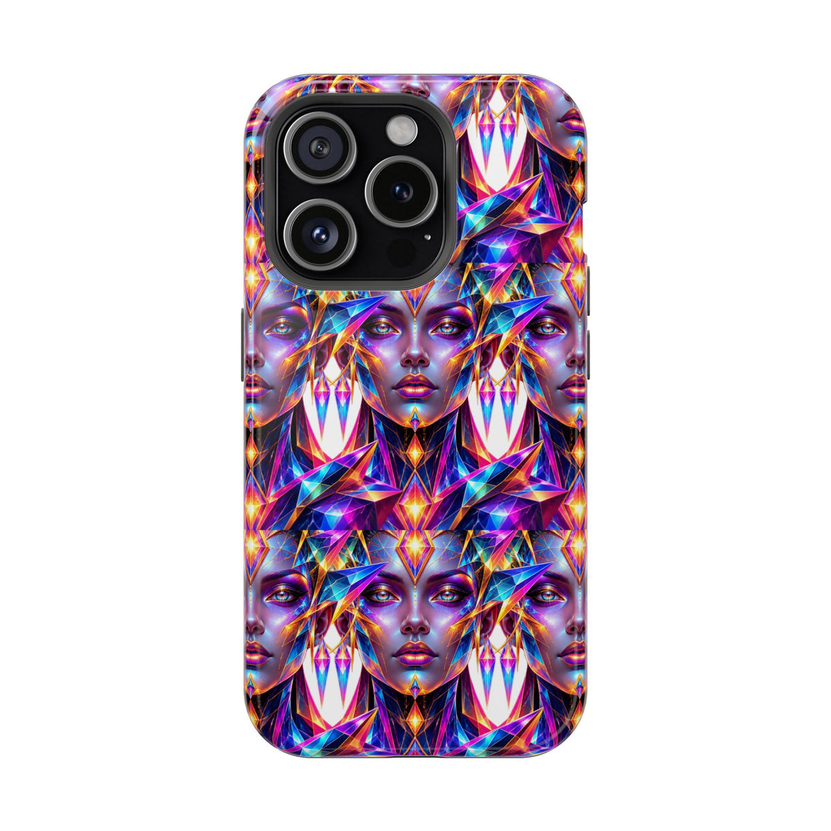 Lady DMT Phone Case — Protective Cosmic Art iPhone Cover