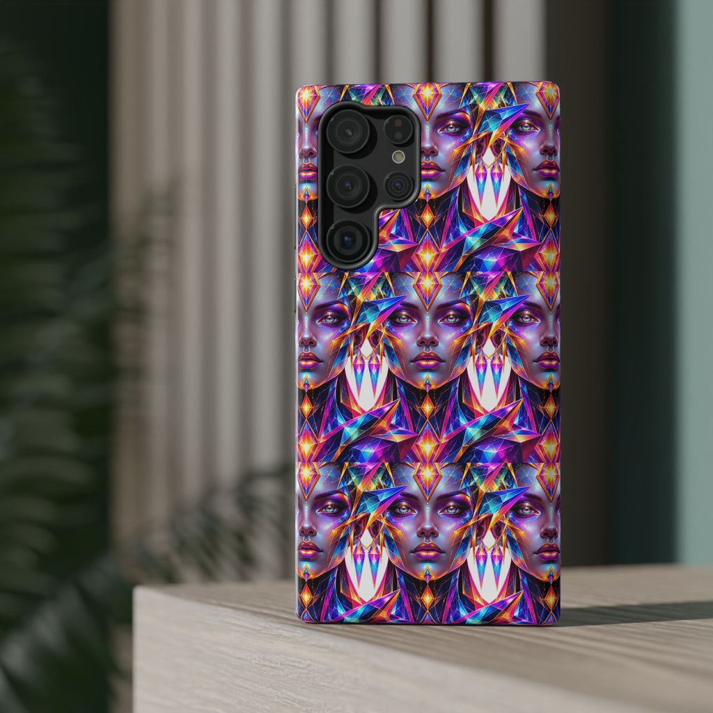 Lady DMT Phone Case — Protective Cosmic Art iPhone Cover