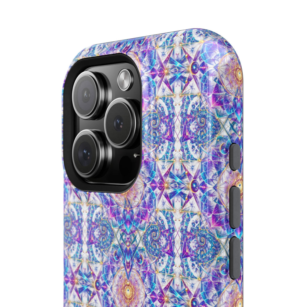 Geometric Pattern Phone Case — Protective Cosmic Art iPhone Cover
