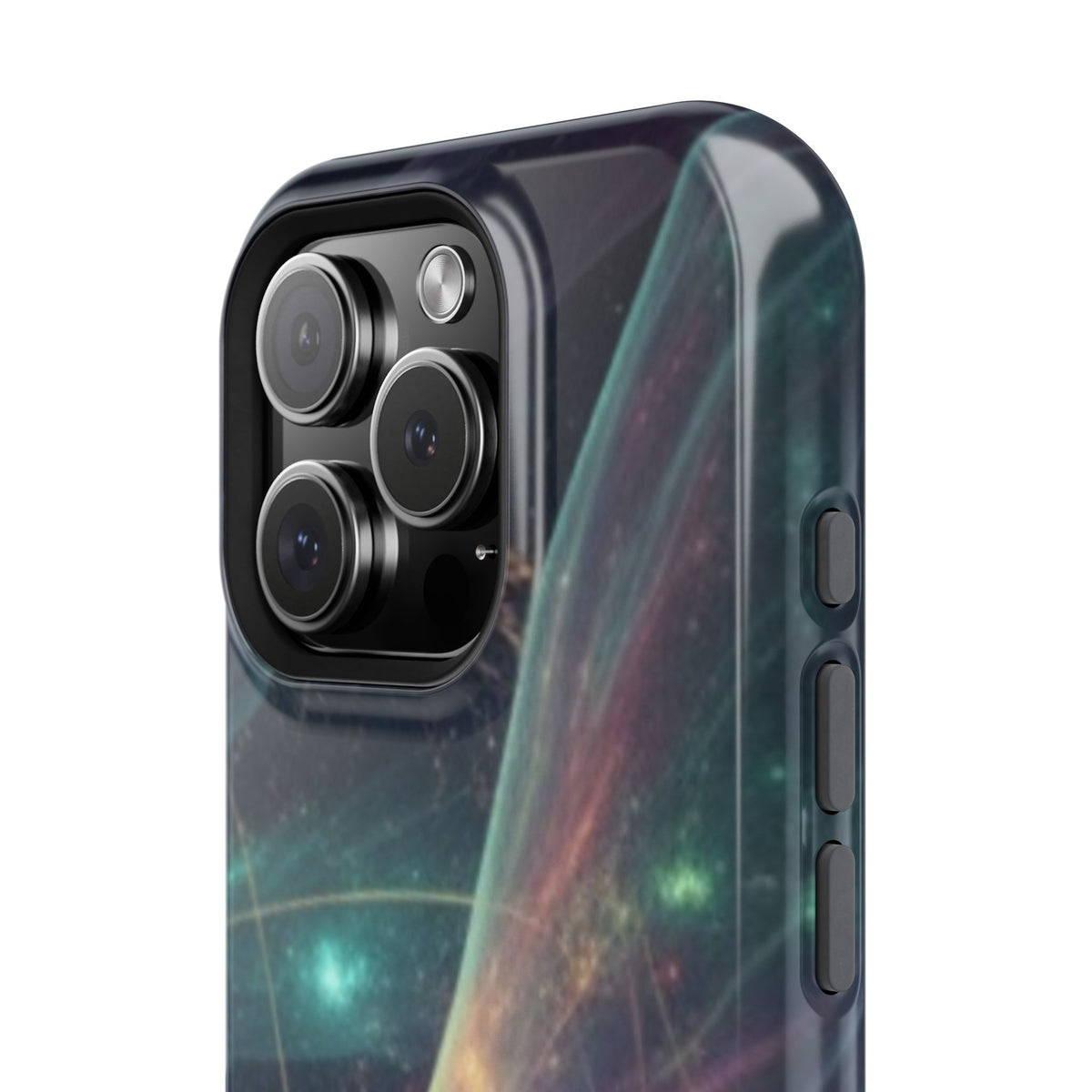 Galaxy Nebula Impact Phone Case — Protective Cosmic Art iPhone Cover