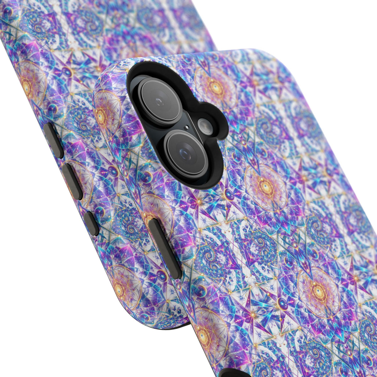 Geometric Pattern Phone Case — Protective Cosmic Art iPhone Cover