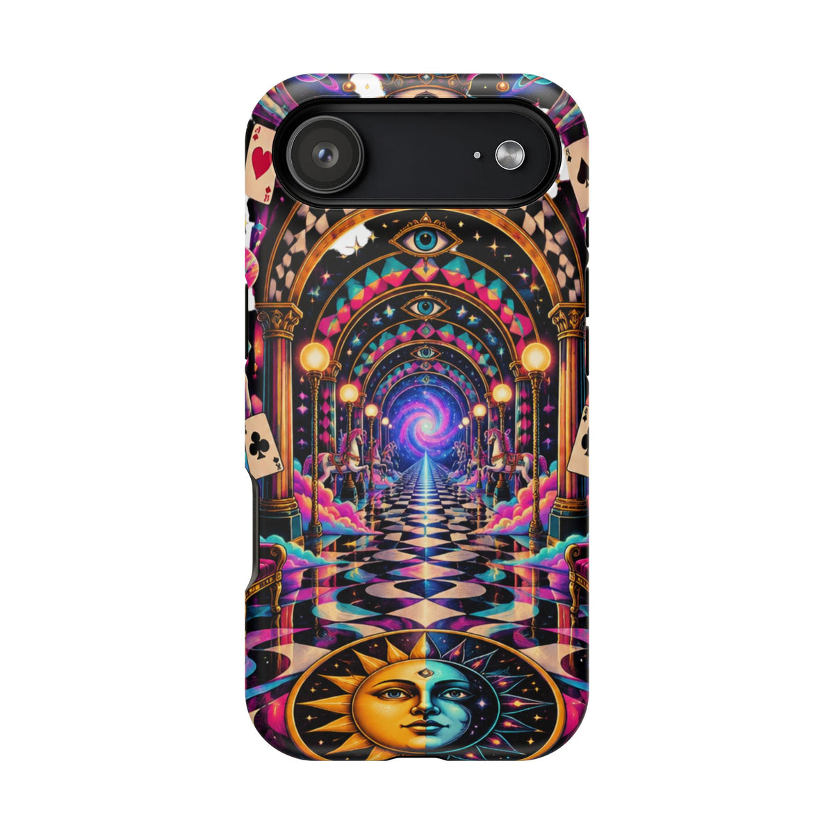 Psychedelic DMT Waiting Room Phone Case — Impact‑Resistant Protective Cover