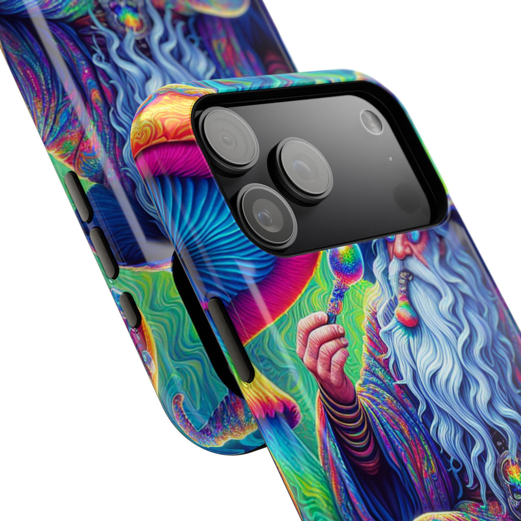 Psychedelic Wizard Phone Case — Impact‑Resistant Protective Cover