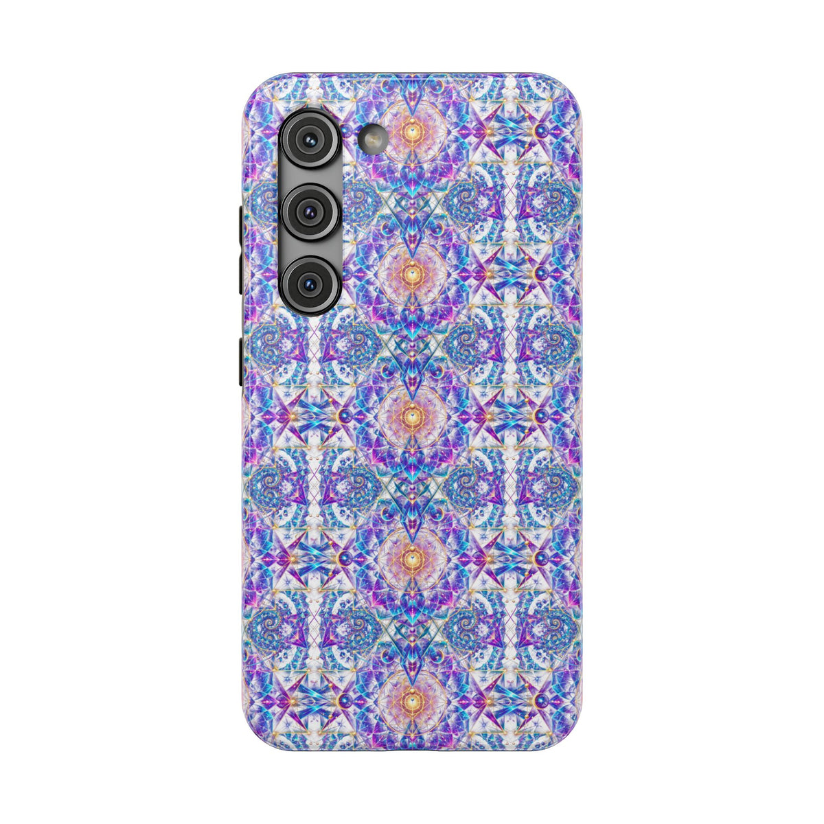 Geometric Pattern Phone Case — Protective Cosmic Art iPhone Cover