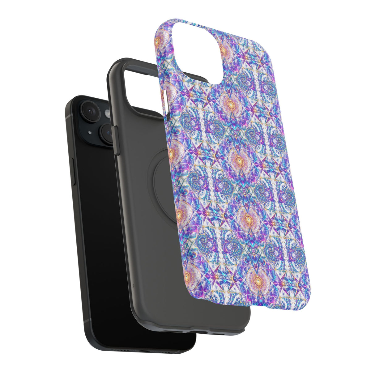 Geometric Pattern Phone Case — Protective Cosmic Art iPhone Cover