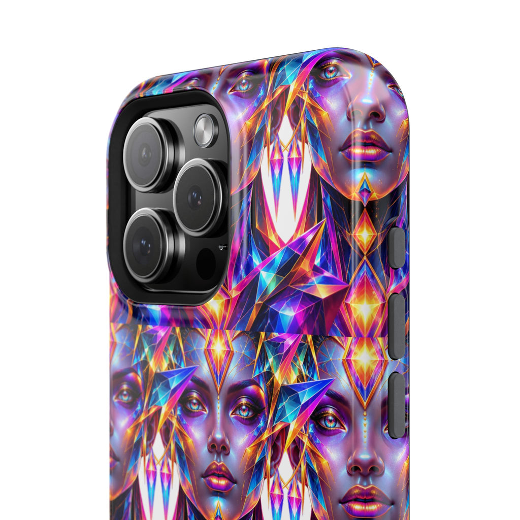 Lady DMT Phone Case — Protective Cosmic Art iPhone Cover