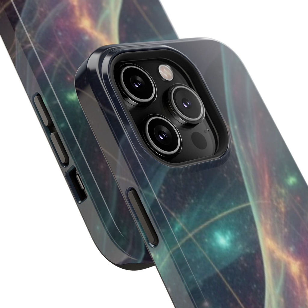 Galaxy Nebula Impact Phone Case — Protective Cosmic Art iPhone Cover