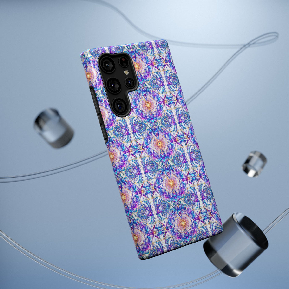 Geometric Pattern Phone Case — Protective Cosmic Art iPhone Cover