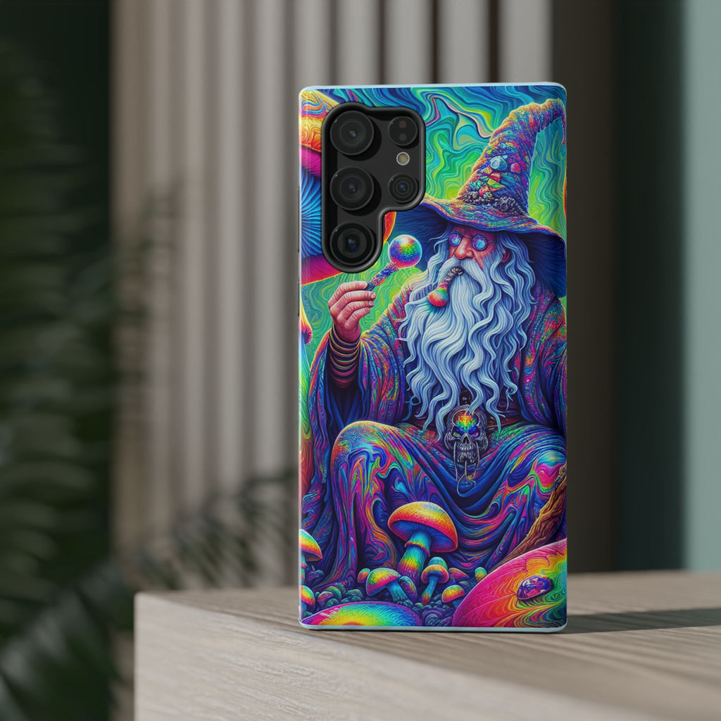 Psychedelic Wizard Phone Case — Impact‑Resistant Protective Cover