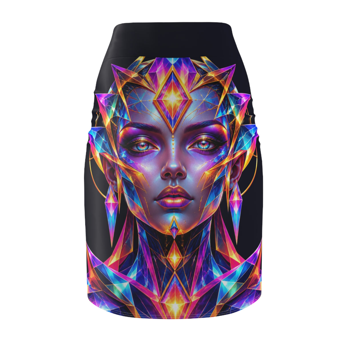 DMT Goddess Pencil Skirt