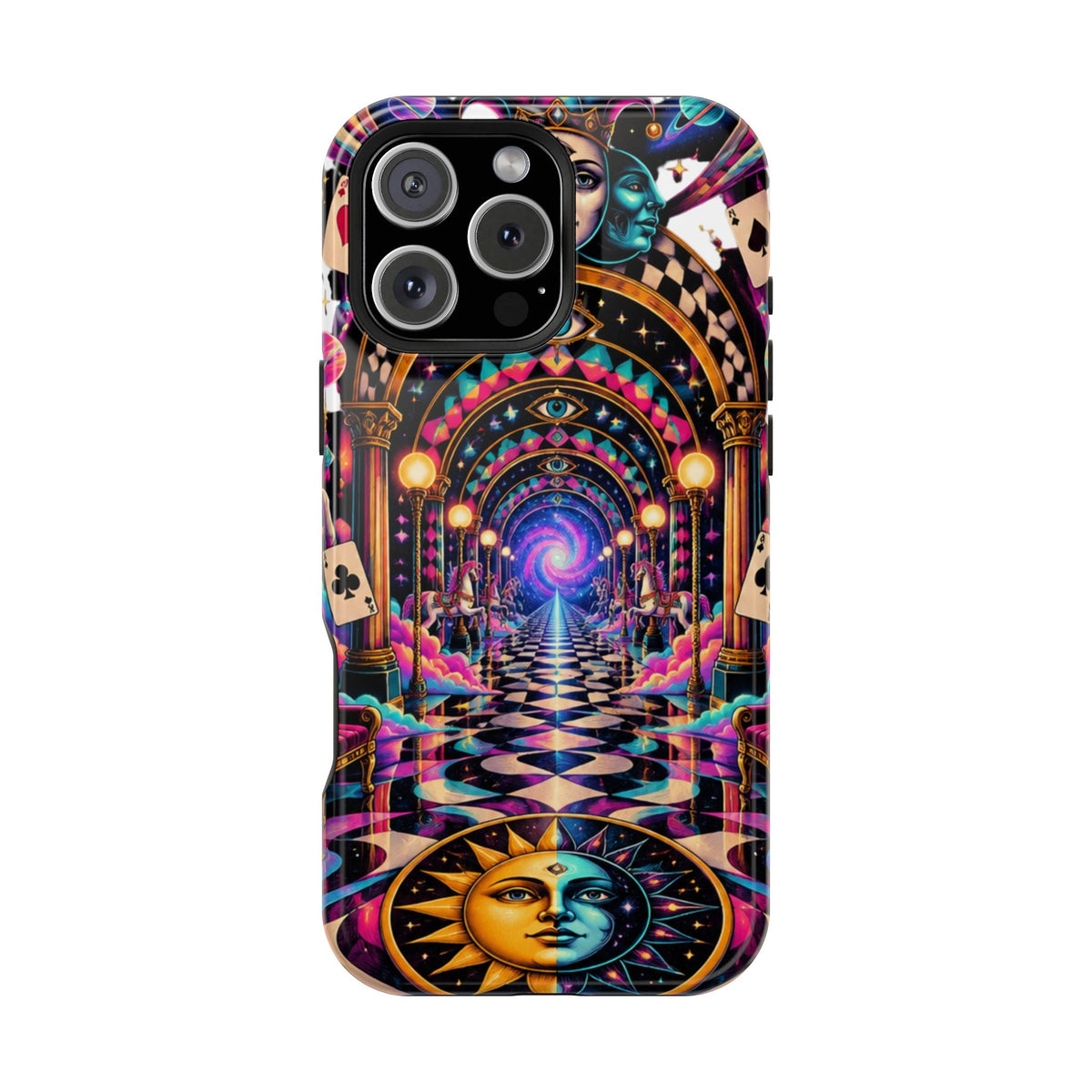 Psychedelic DMT Waiting Room Phone Case — Impact‑Resistant Protective Cover