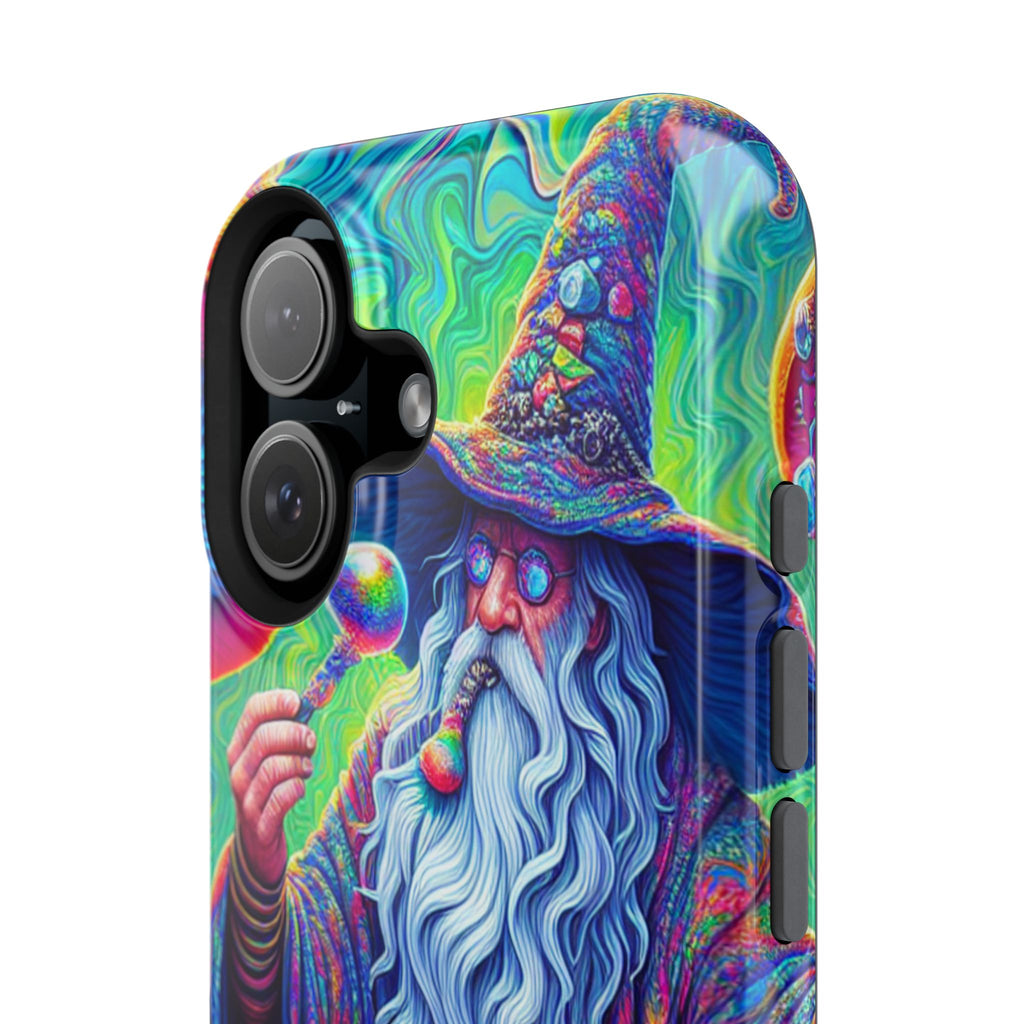 Psychedelic Wizard Phone Case — Impact‑Resistant Protective Cover