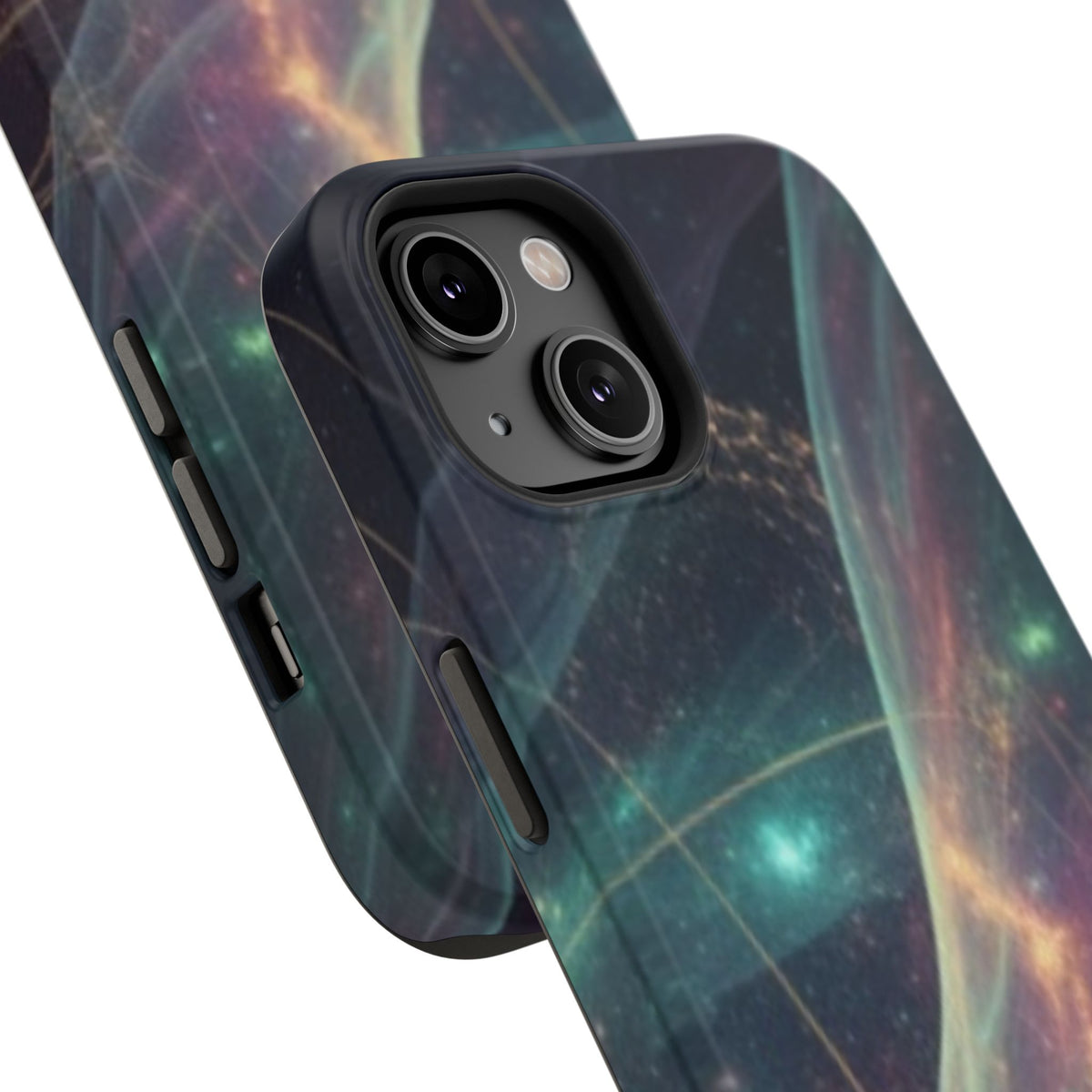 Galaxy Nebula Impact Phone Case — Protective Cosmic Art iPhone Cover