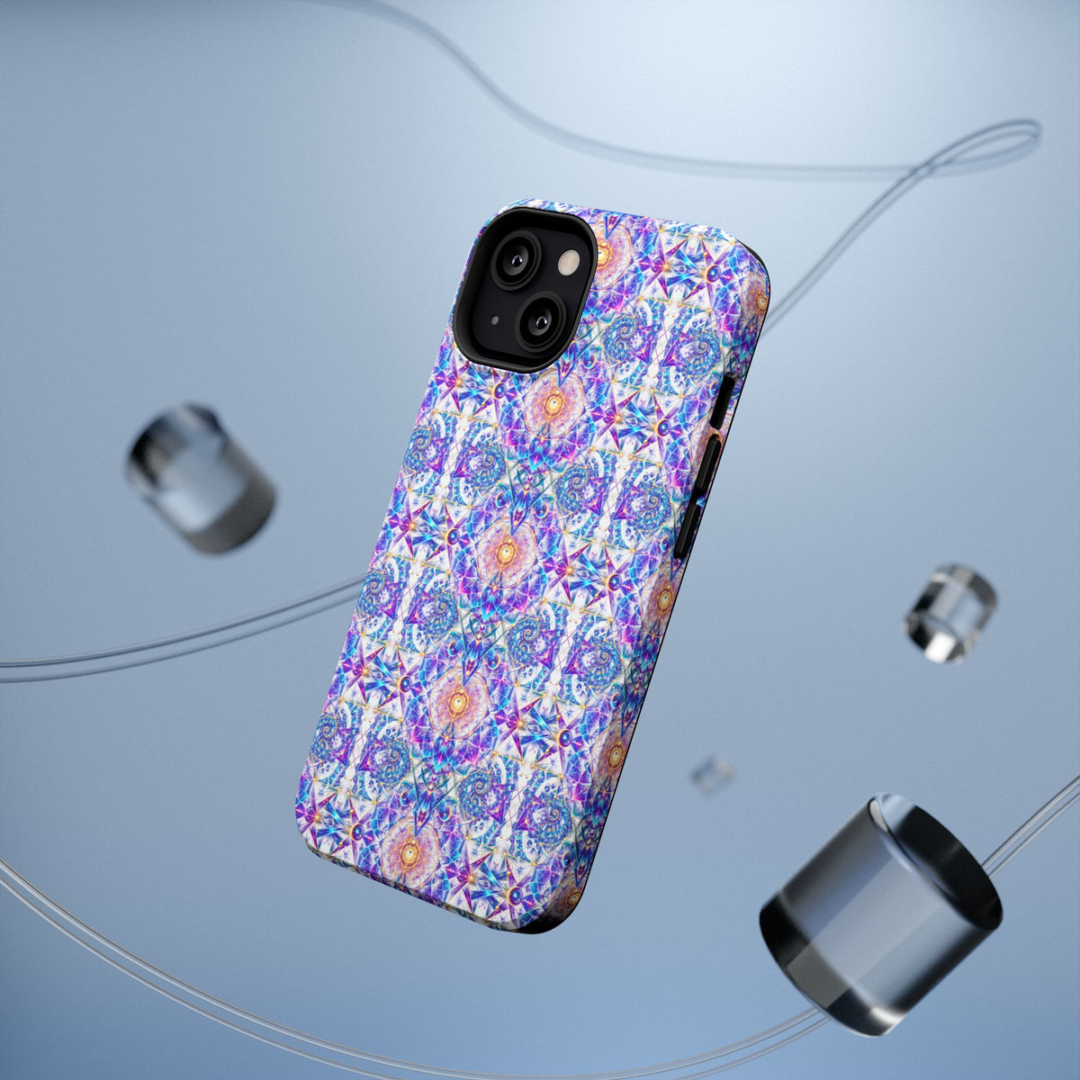 Geometric Pattern Phone Case — Protective Cosmic Art iPhone Cover