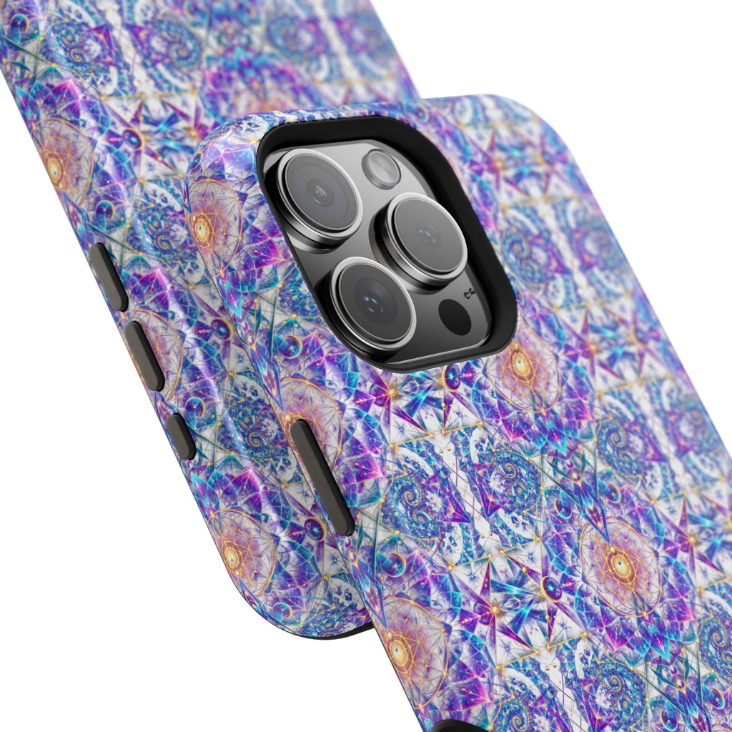 Geometric Pattern Phone Case — Protective Cosmic Art iPhone Cover