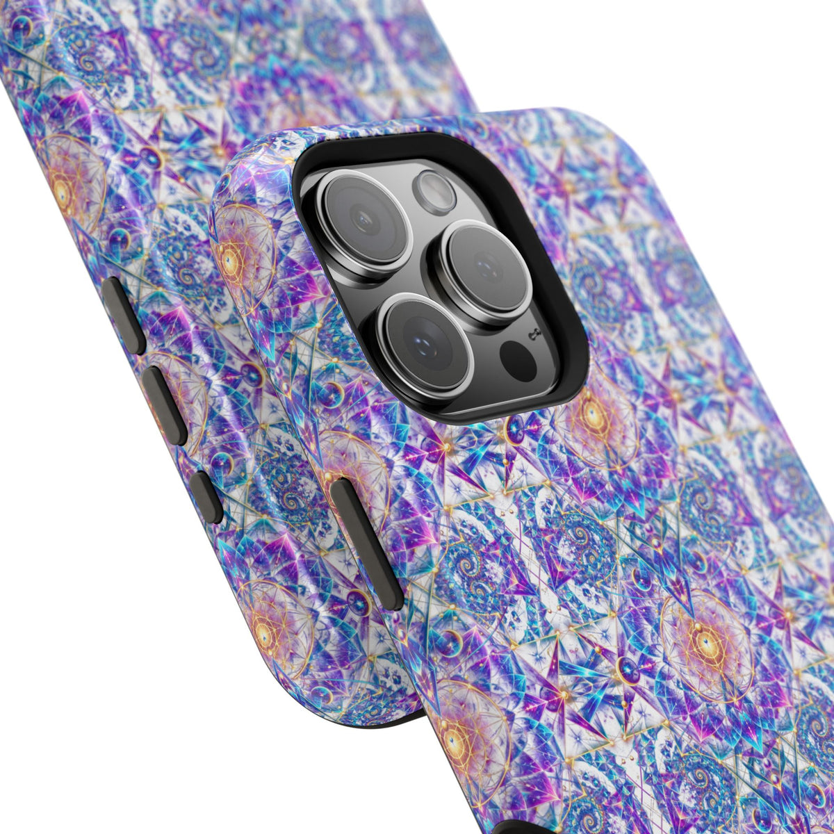 Geometric Pattern Phone Case — Protective Cosmic Art iPhone Cover