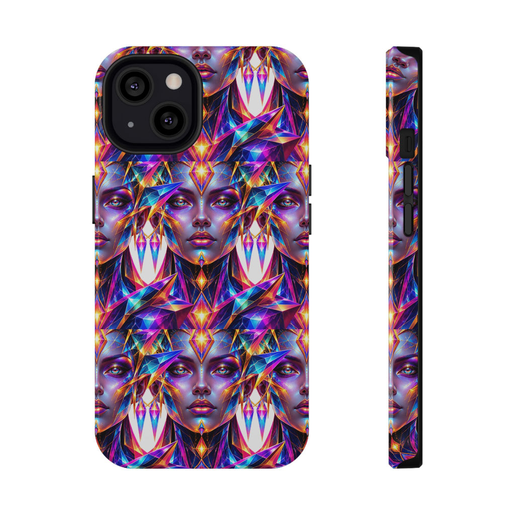 Lady DMT Phone Case — Protective Cosmic Art iPhone Cover
