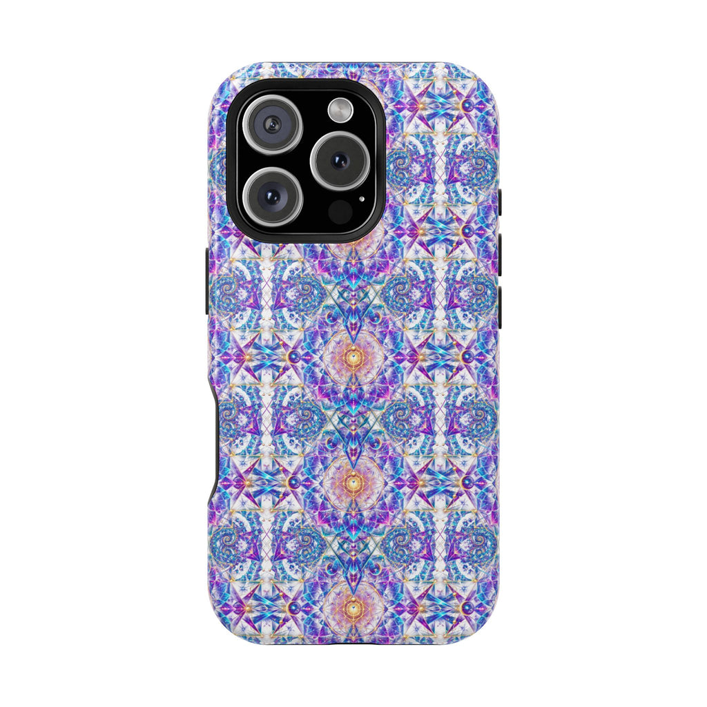 Geometric Pattern Phone Case — Protective Cosmic Art iPhone Cover