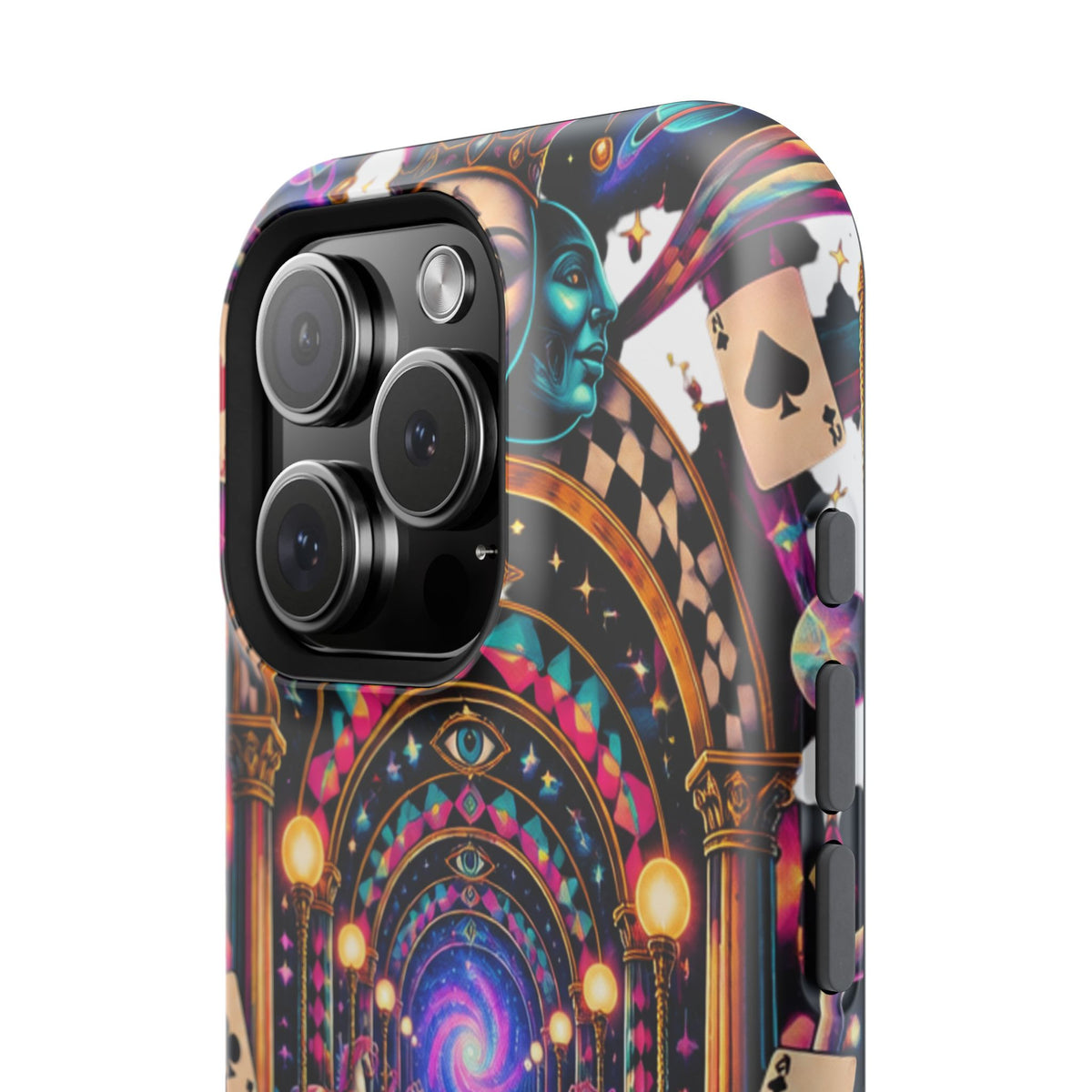 Psychedelic DMT Waiting Room Phone Case — Impact‑Resistant Protective Cover