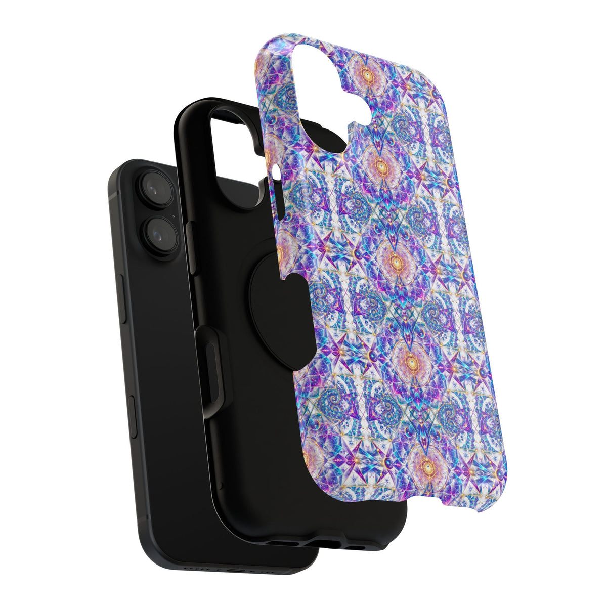 Geometric Pattern Phone Case — Protective Cosmic Art iPhone Cover