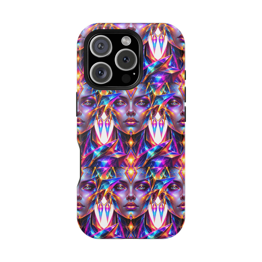 Lady DMT Phone Case — Protective Cosmic Art iPhone Cover