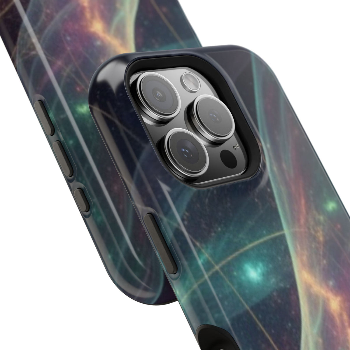 Galaxy Nebula Impact Phone Case — Protective Cosmic Art iPhone Cover